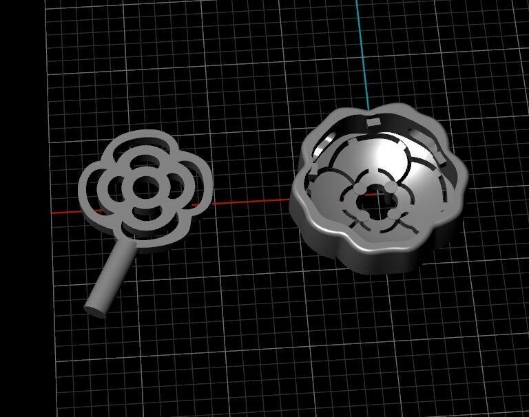 Rose Necklace 3D print model_3