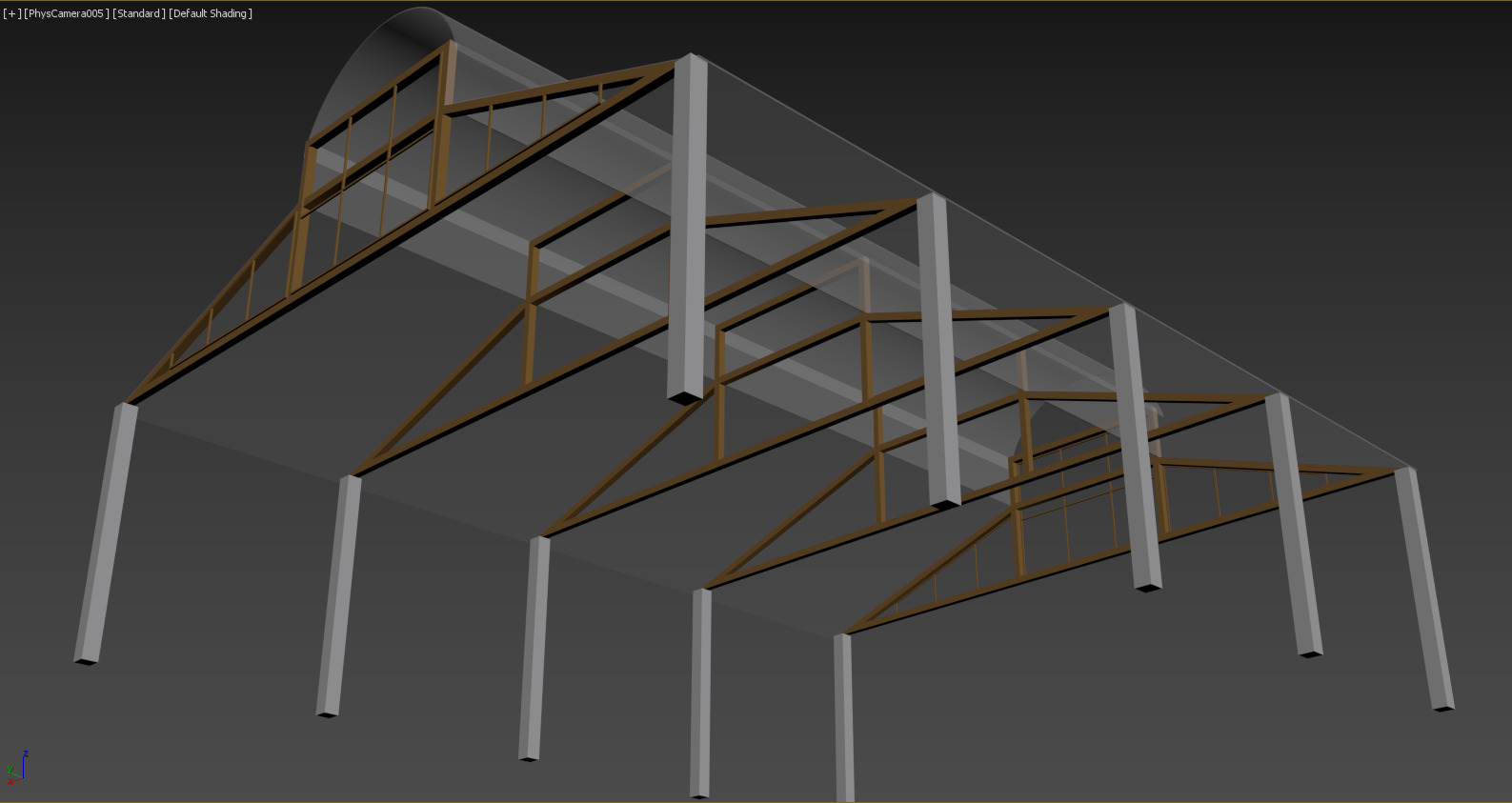 Hangar Structure 3D model_17
