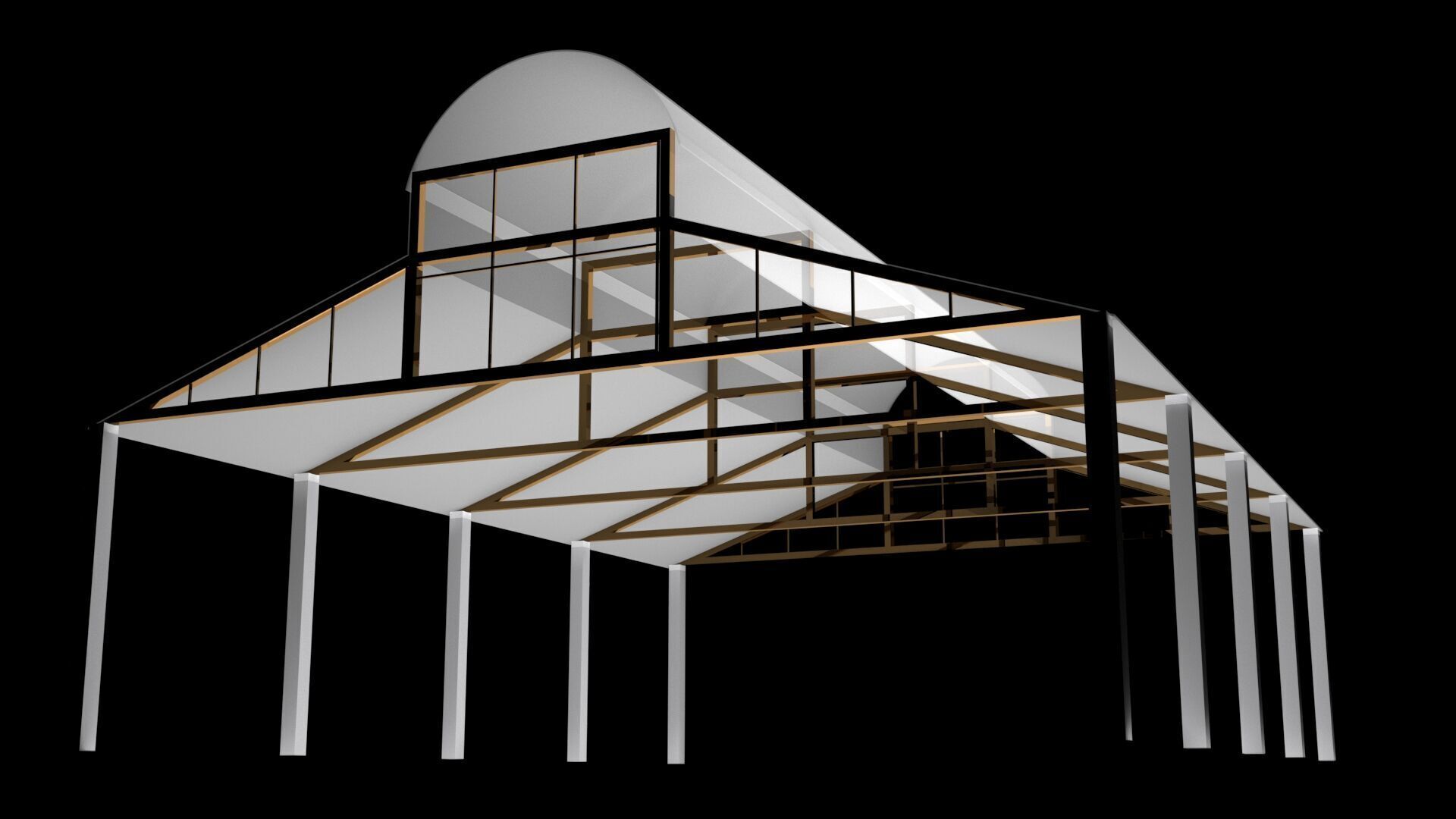 Hangar Structure 3D model_15