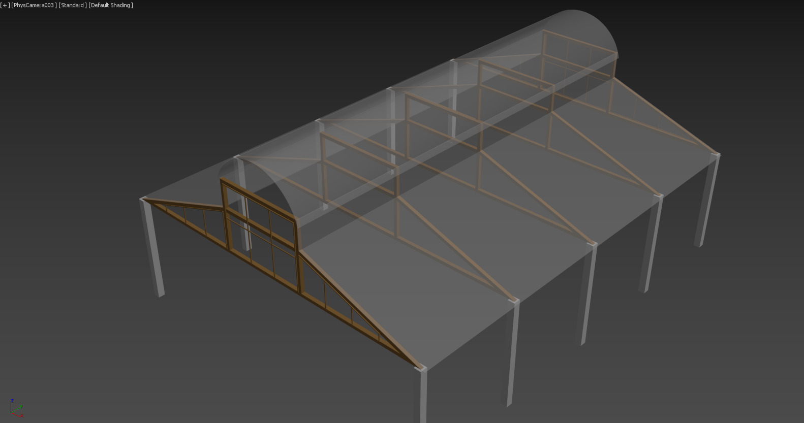 Hangar Structure 3D model_4