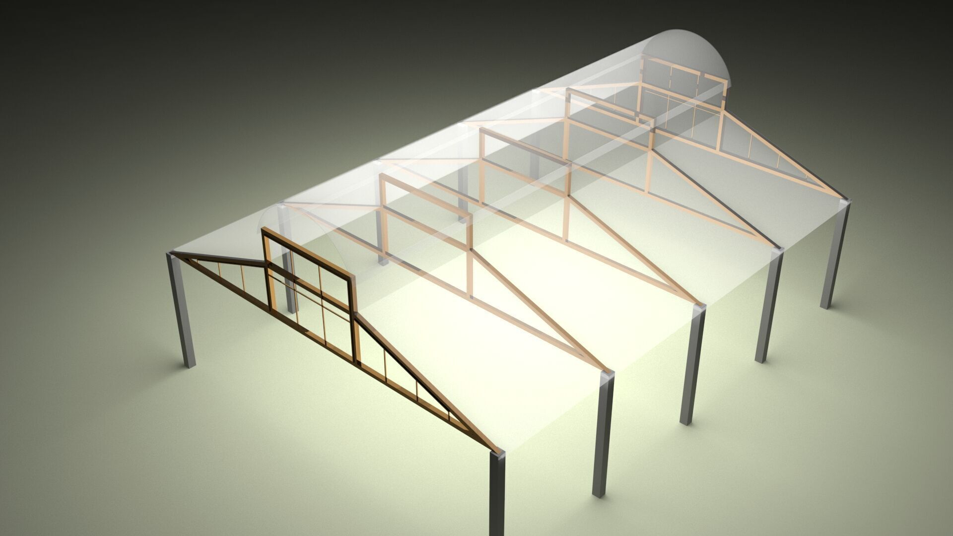 Hangar Structure 3D model_10