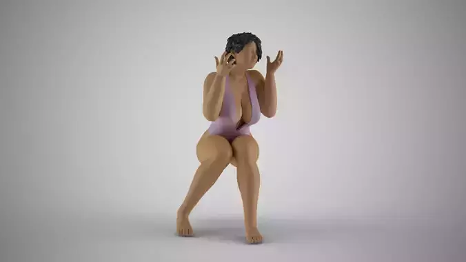 Woman Telling Herself