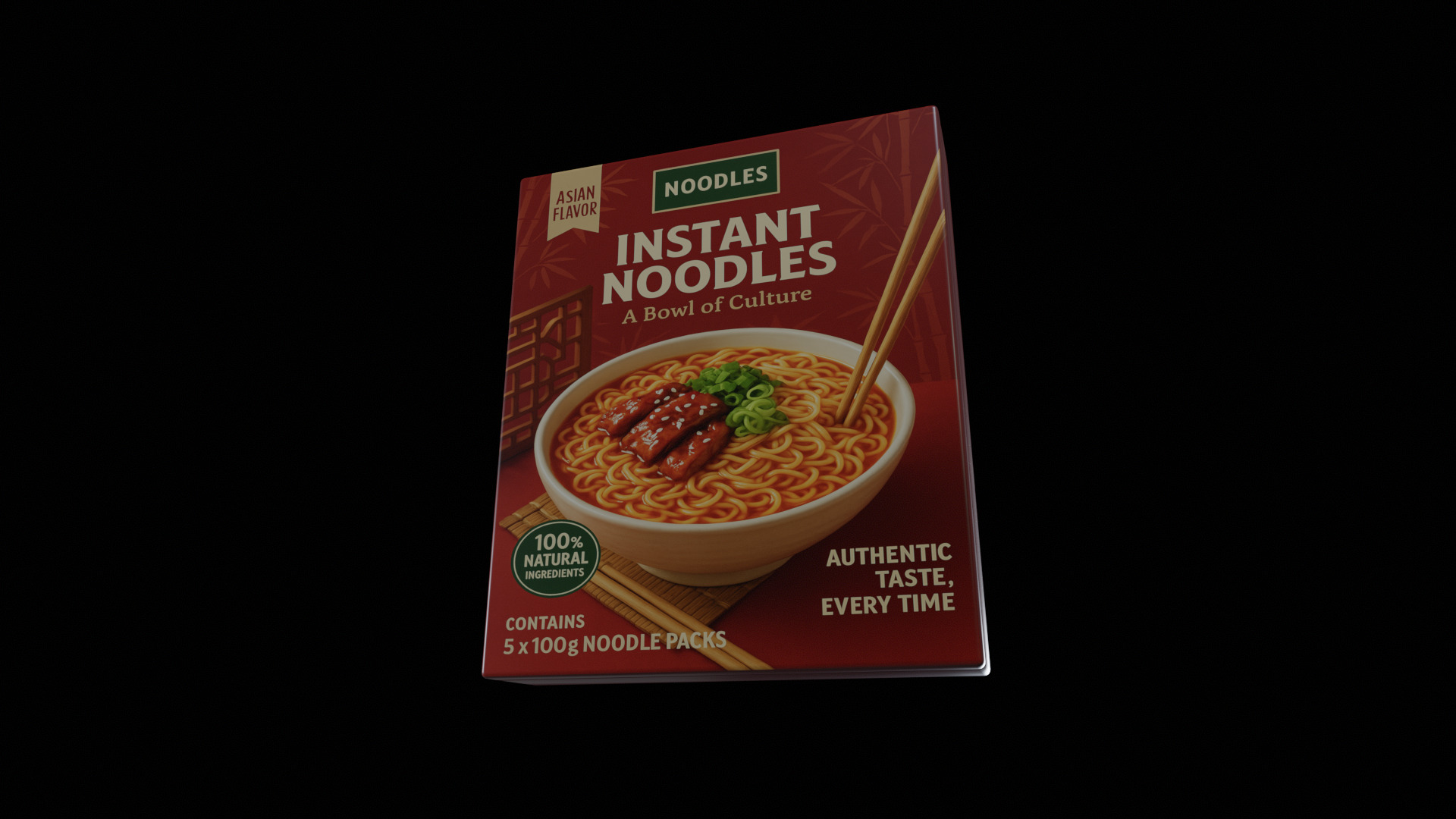 Instant Noodles - GAME READY PBR Low-poly 3D model Low-poly 3D model_2