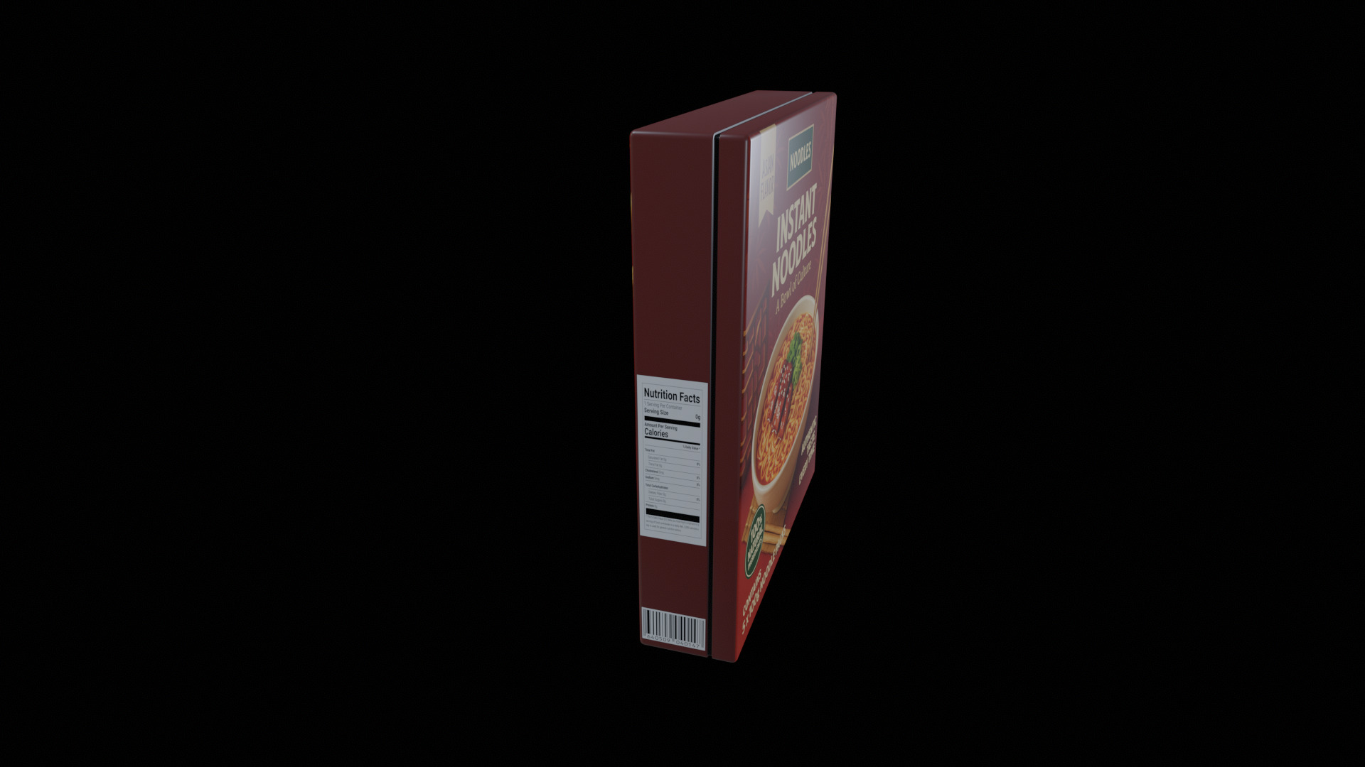 Instant Noodles - GAME READY PBR Low-poly 3D model Low-poly 3D model_3
