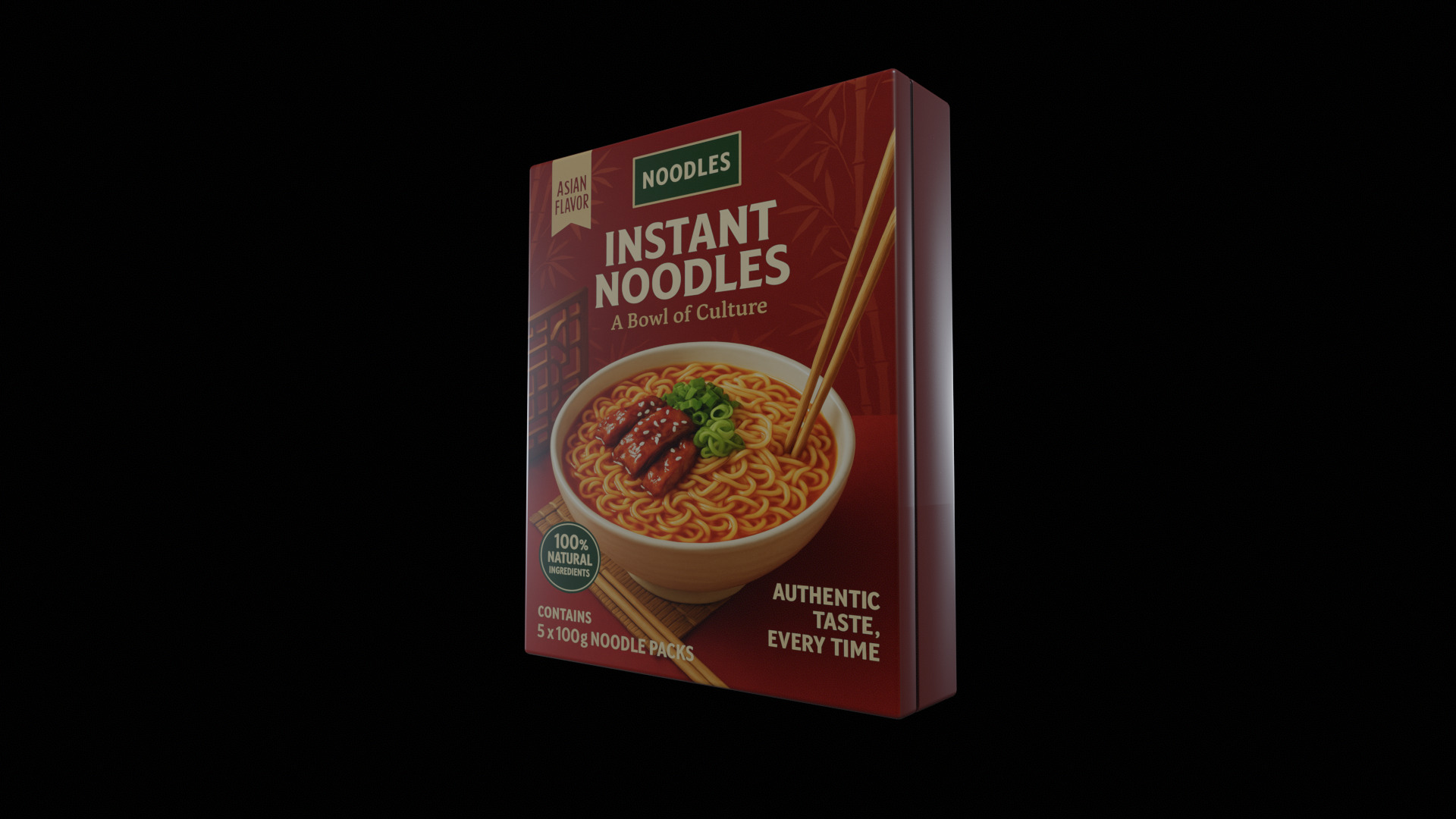 Instant Noodles - GAME READY PBR Low-poly 3D model Low-poly 3D model_1