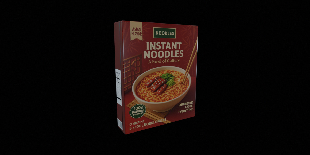Instant Noodles - GAME READY PBR Low-poly 3D model Low-poly 3D model_5