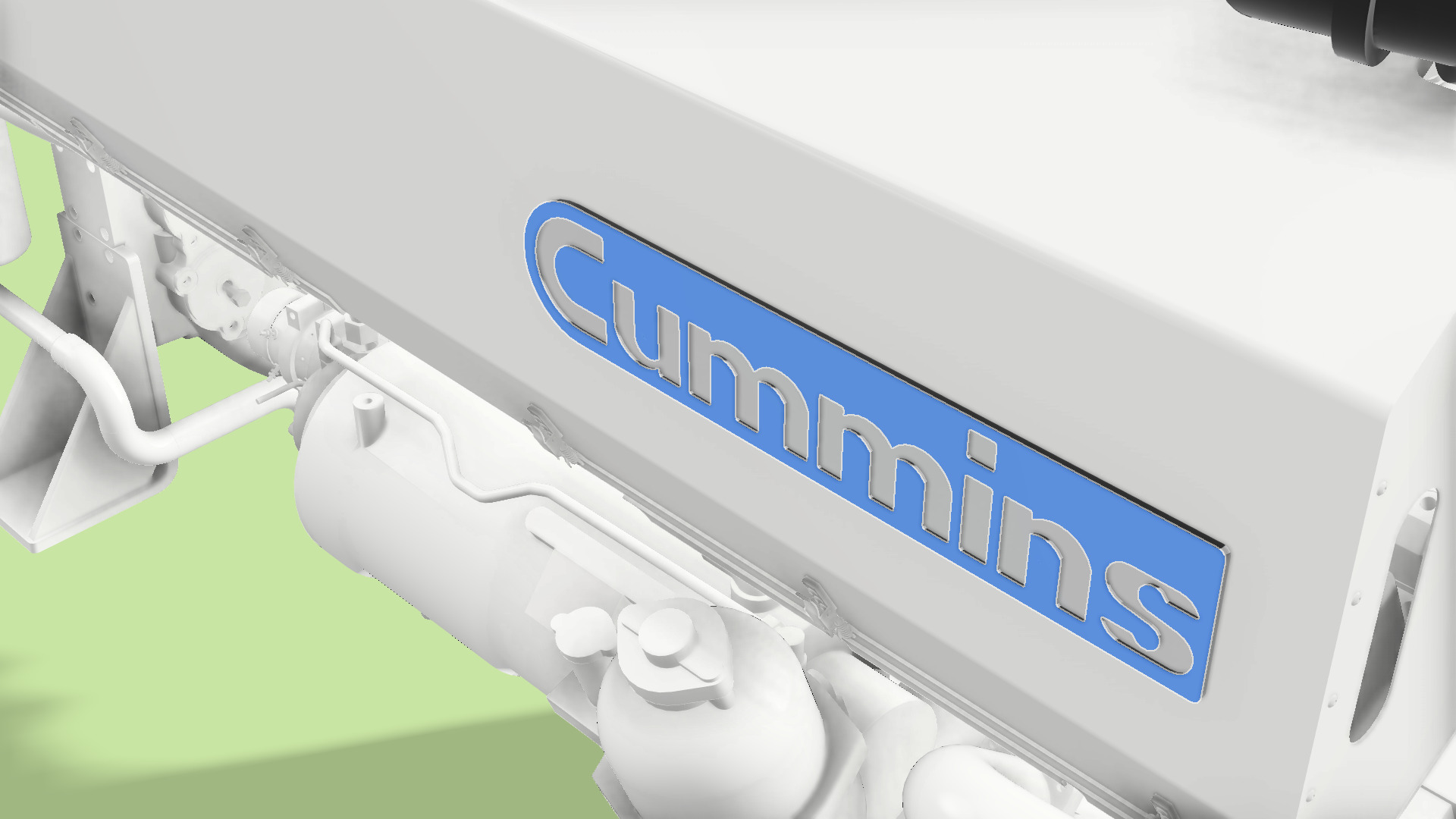 QSK60MARINE DIESEL ENGINE 3D print model_1