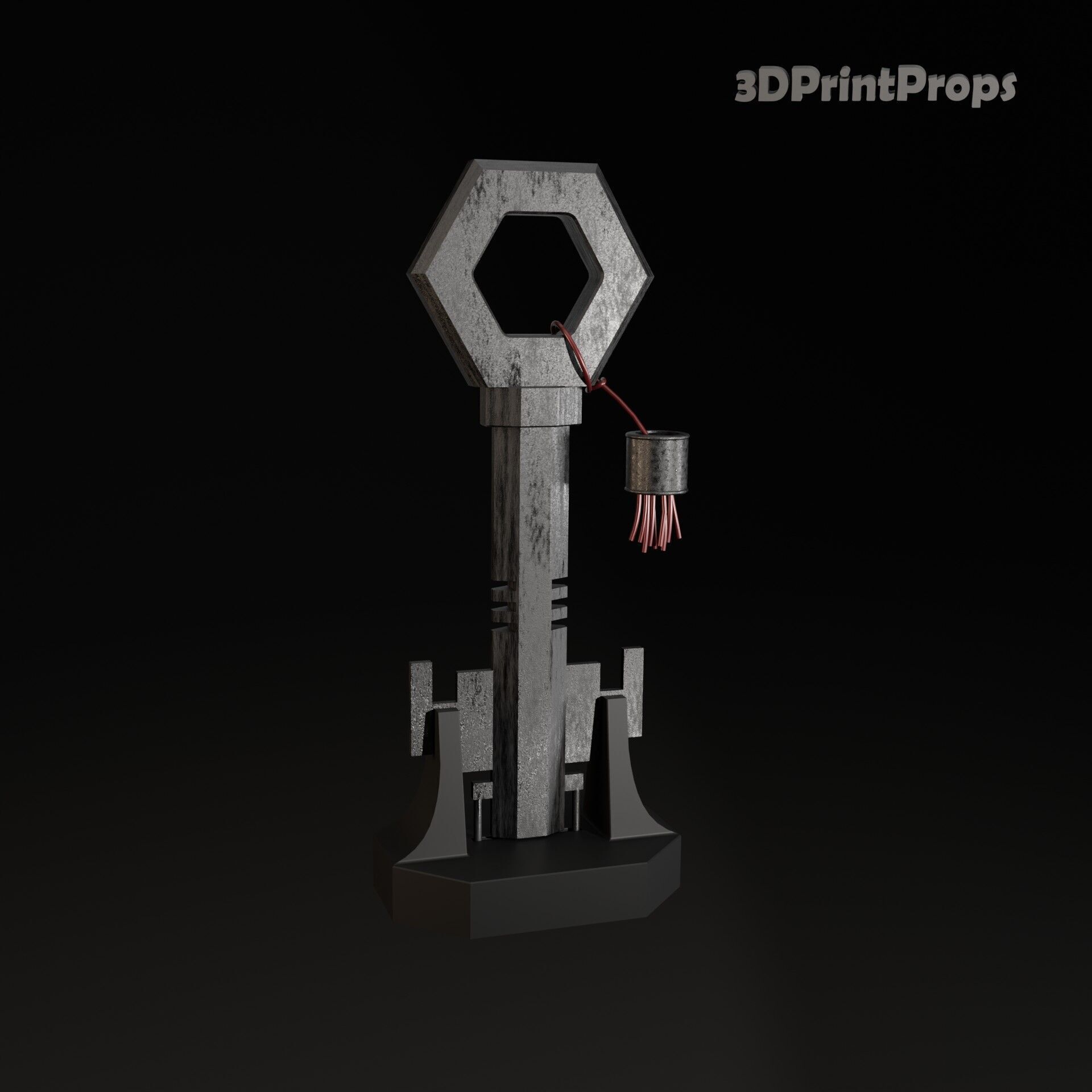 Underground Key from Expedition 33 with stand 3D print model_1