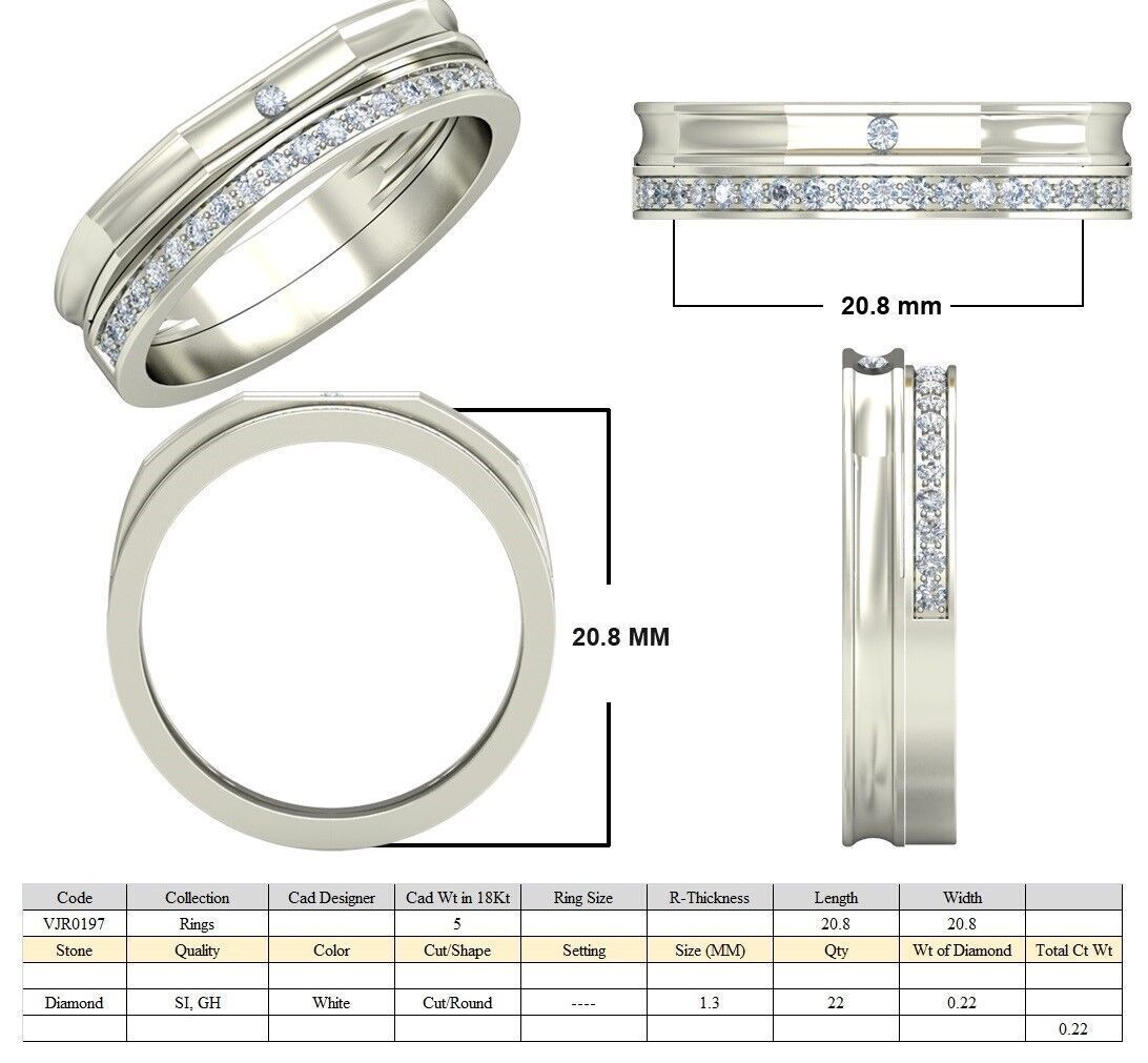 Women Ring  Render 3dm STL OBJ FBX Details 3D print model_5