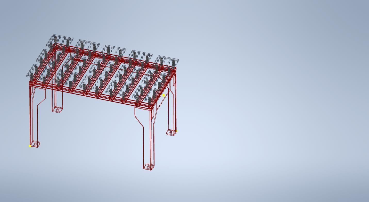 Welding Fabrication Table 3D model_5