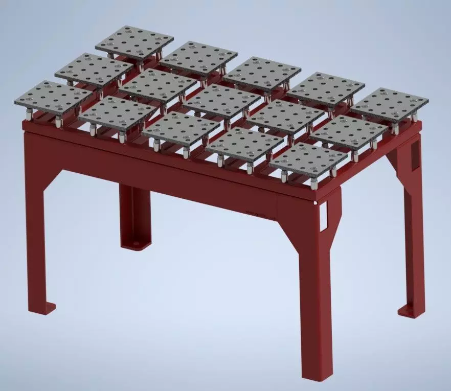 Welding Fabrication Table 3D model_0