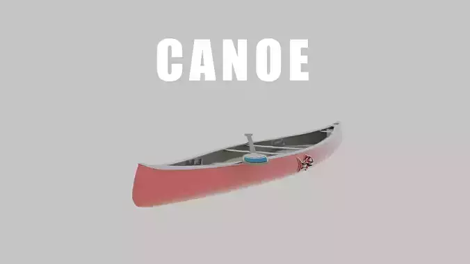 Canoe 3D model