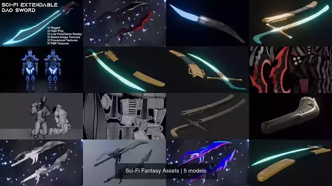 Sci-Fi Fantasy Assets