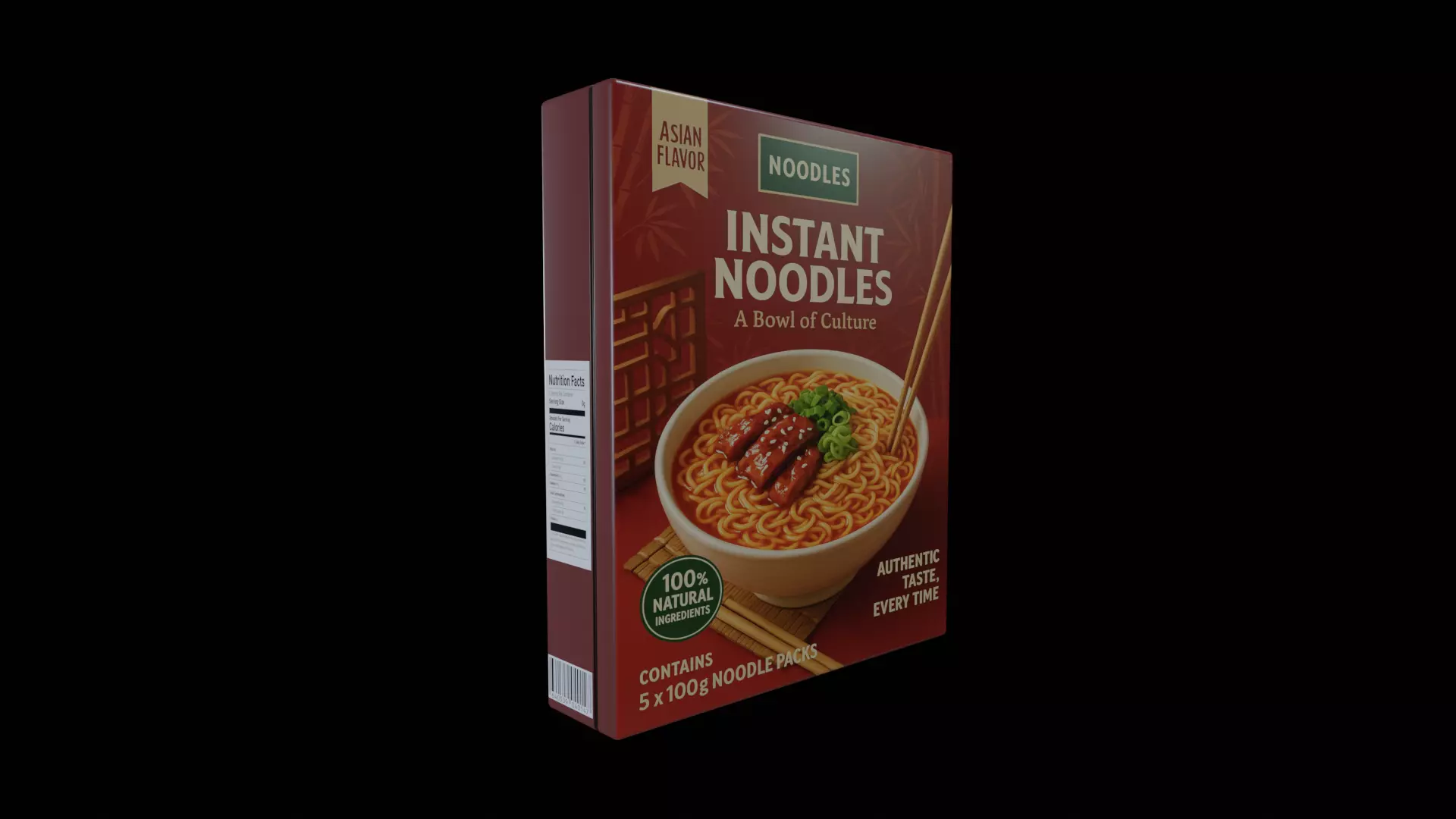 Instant Noodles - GAME READY PBR Low-poly 3D model Low-poly 3D model_0
