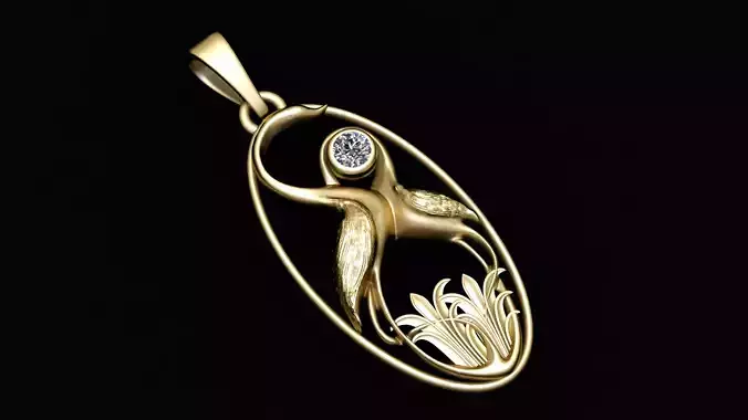 baixe os seus pendant 3d prientable model