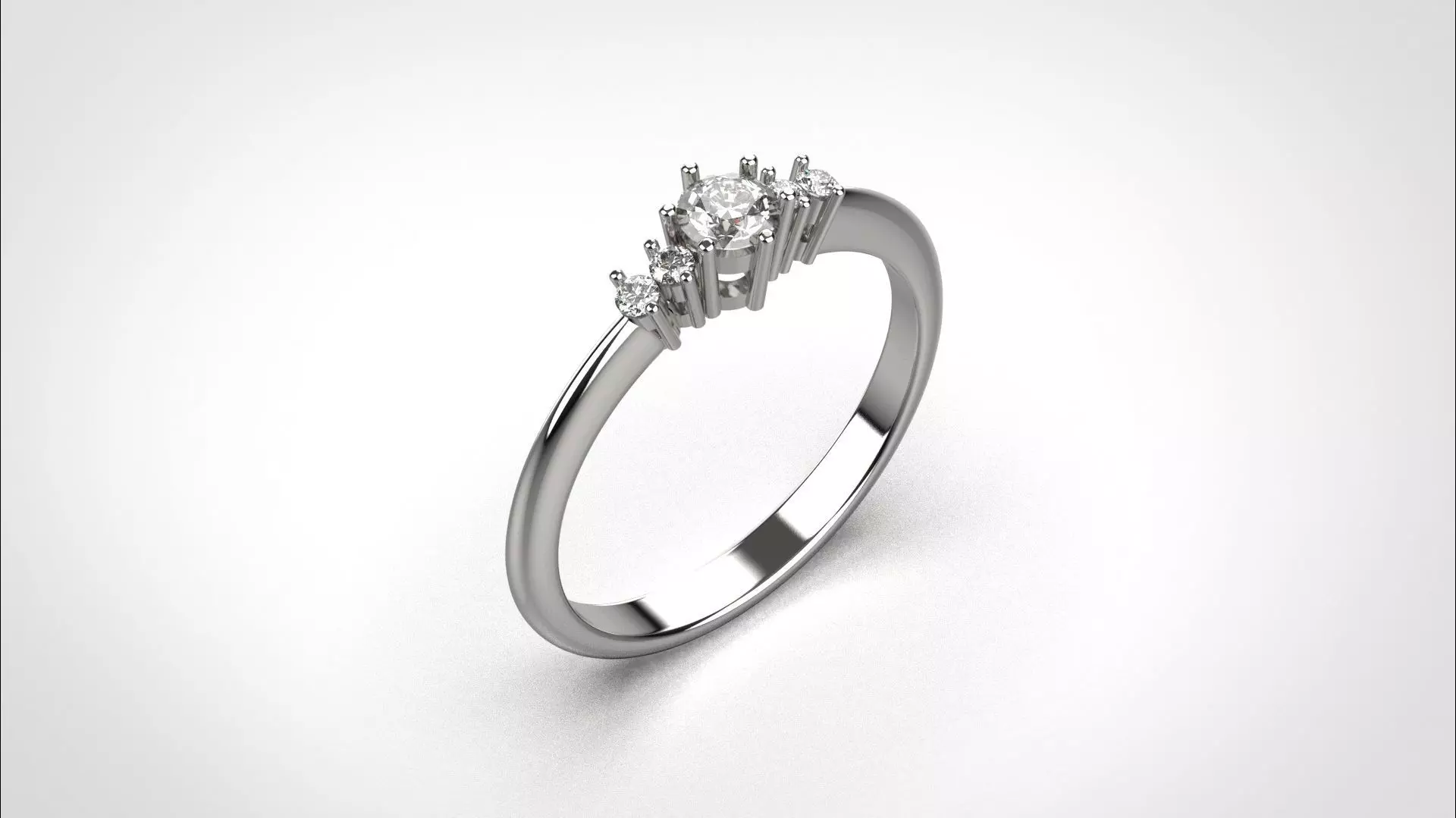 R070 Classic 18K Wedding Band Ring CAD Jewelry Elegant EU50 3D print model