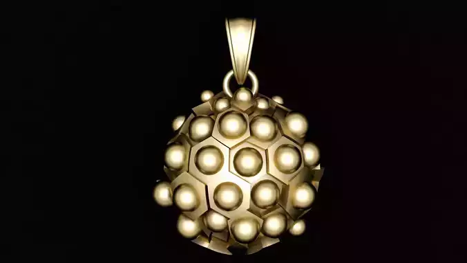 BRO WOVEN CYLINDER PENDANT 3D print model