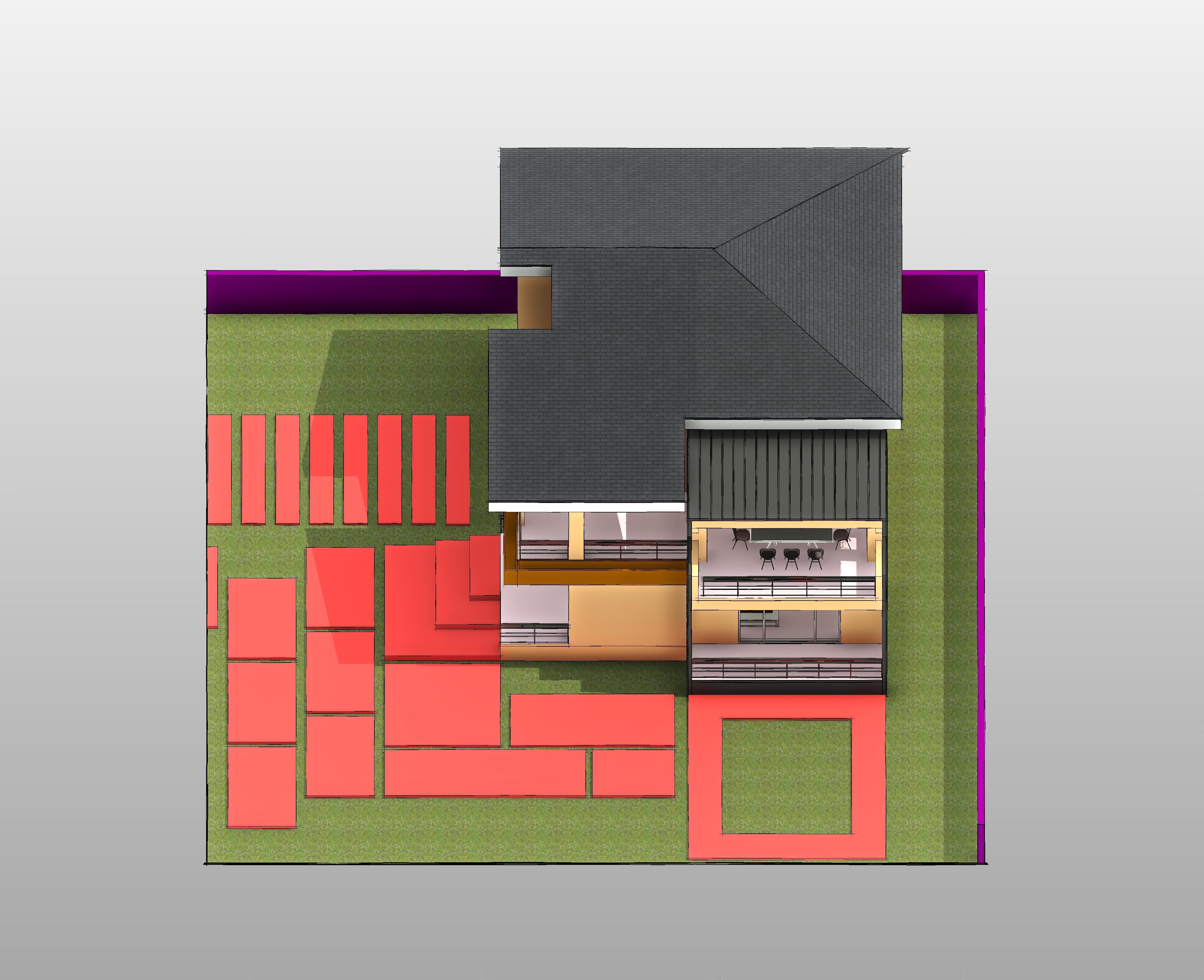 Modern House with Sloping Roof - 280 SQM - Full Package 3D model_11