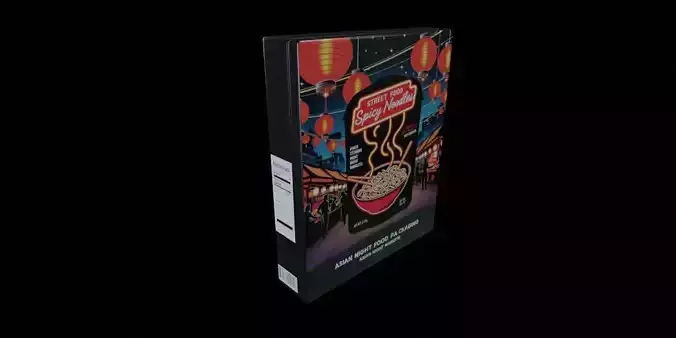 Instant Noodles - GAME READY PBR Low-poly 3D model