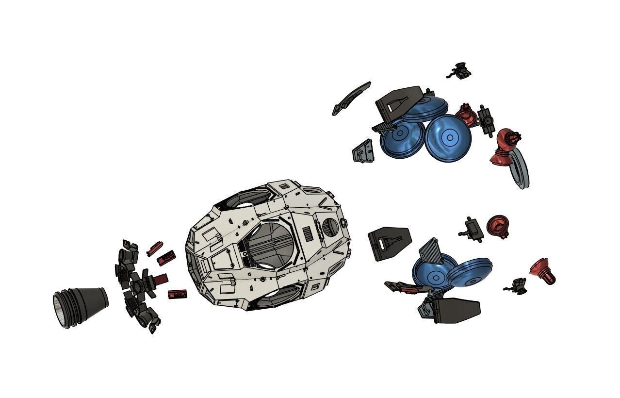 PROBE DROID VIPER DISPATCH POD  VERSION ONE 3D print model_10