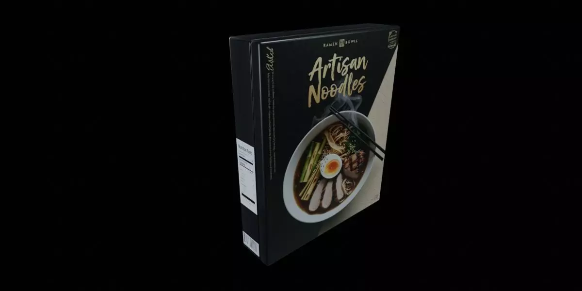 Instant Noodles - GAME READY PBR Low-poly 3D model Low-poly 3D model_0