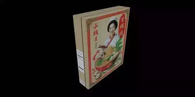 Instant Noodles - GAME READY PBR Low-poly 3D model