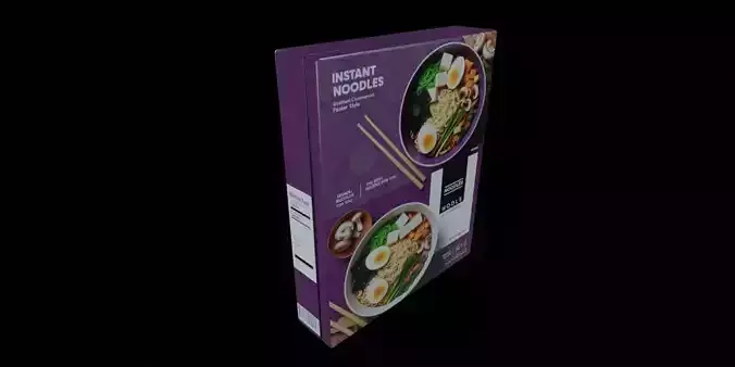 Instant Noodles - GAME READY PBR Low-poly 3D model