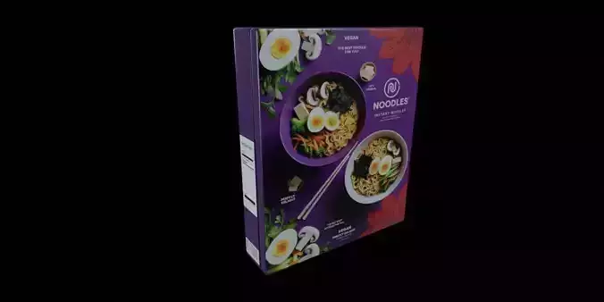 Instant Noodles - GAME READY PBR Low-poly 3D model