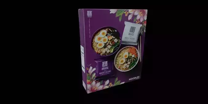 Instant Noodles - GAME READY PBR Low-poly 3D model
