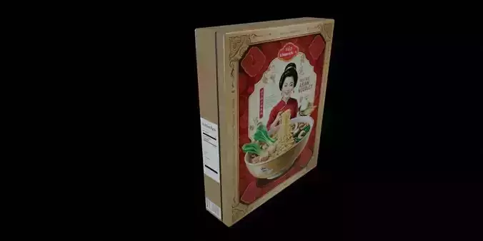 Instant Noodles - GAME READY PBR Low-poly 3D model