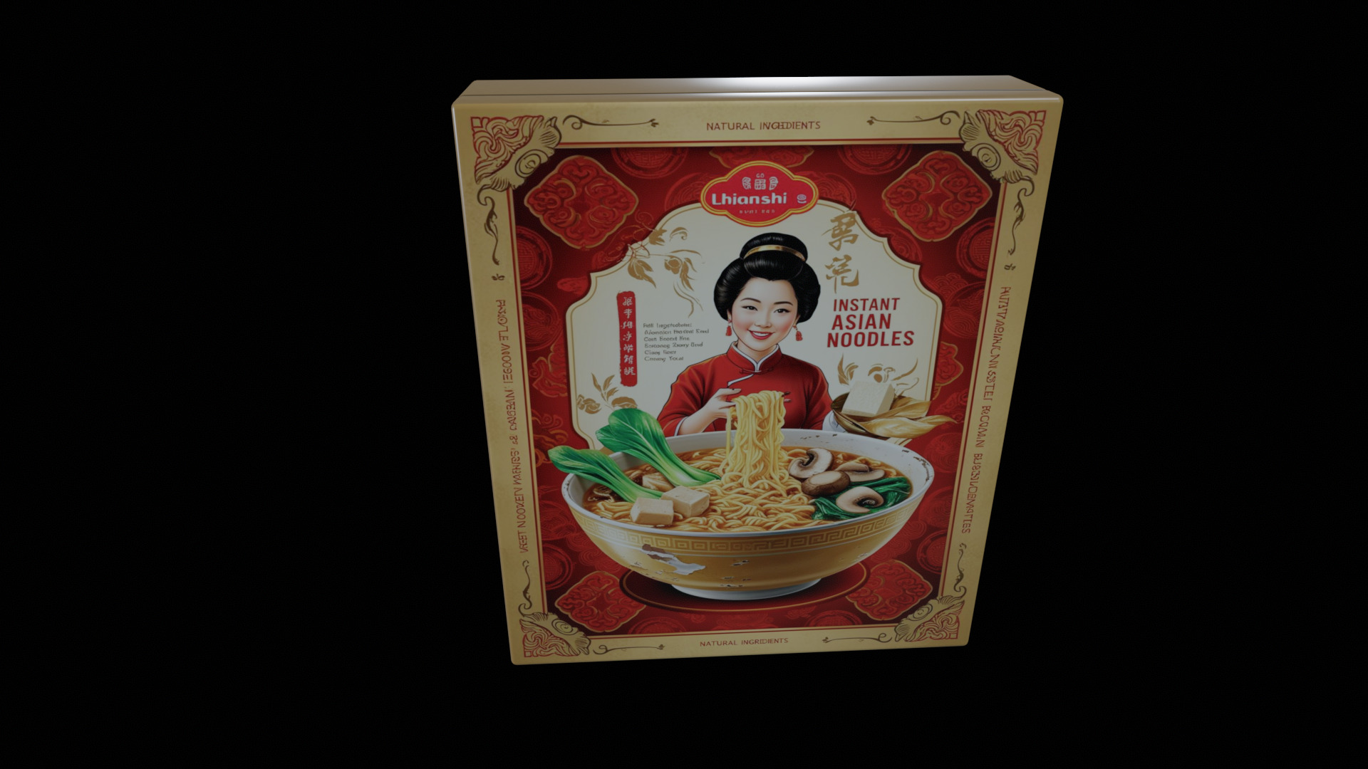 Instant Noodles - GAME READY PBR Low-poly 3D model Low-poly 3D model_3