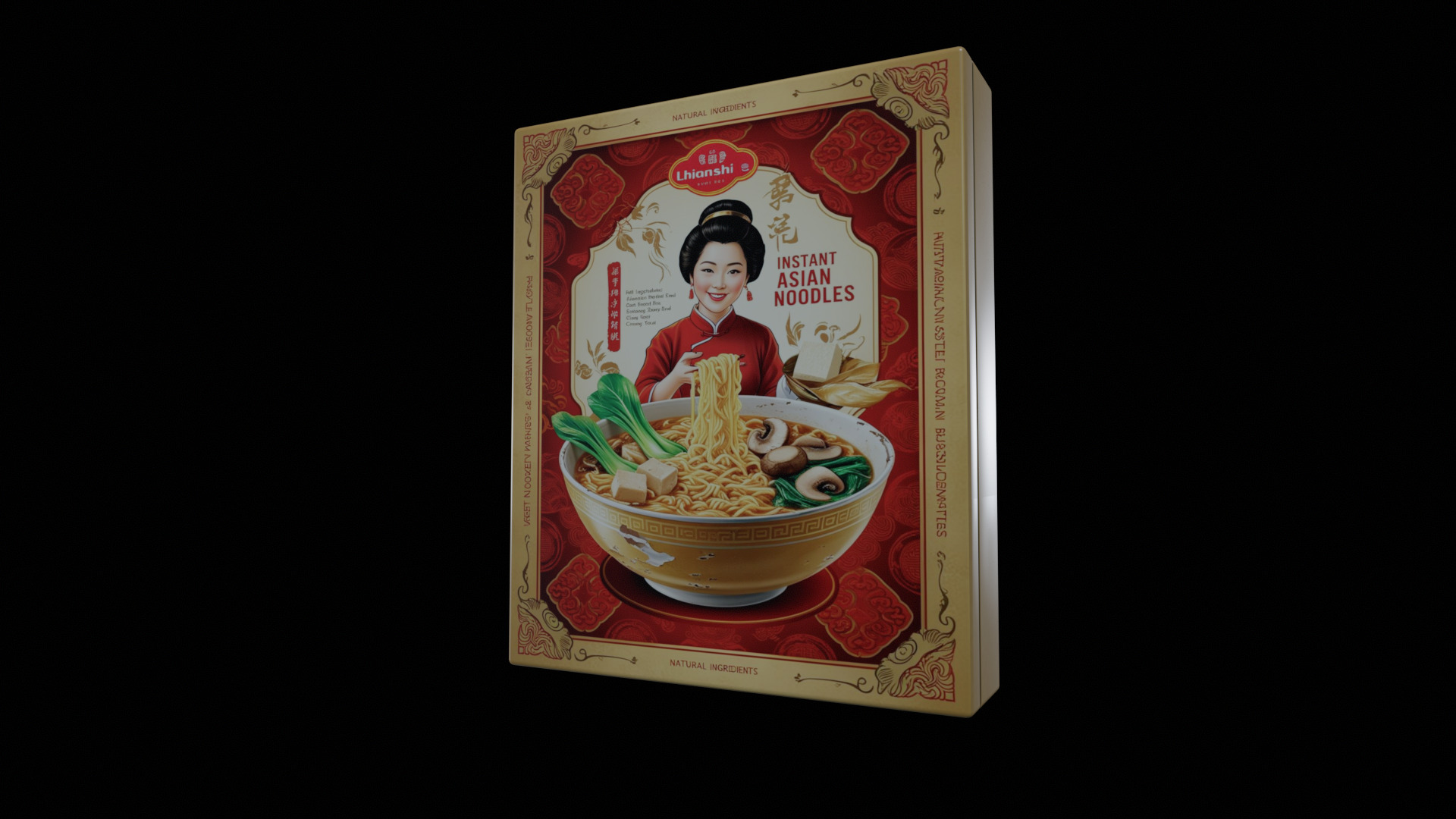 Instant Noodles - GAME READY PBR Low-poly 3D model Low-poly 3D model_5