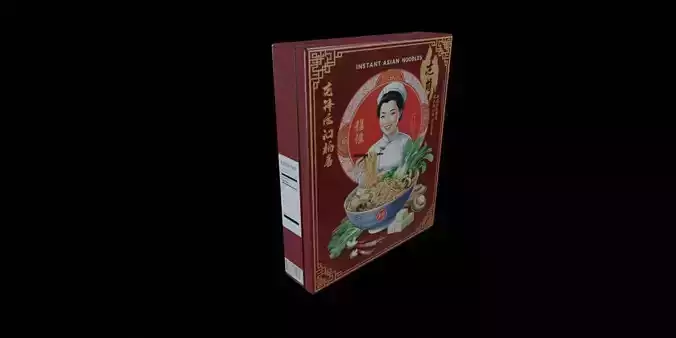 Instant Noodles - GAME READY PBR Low-poly 3D model