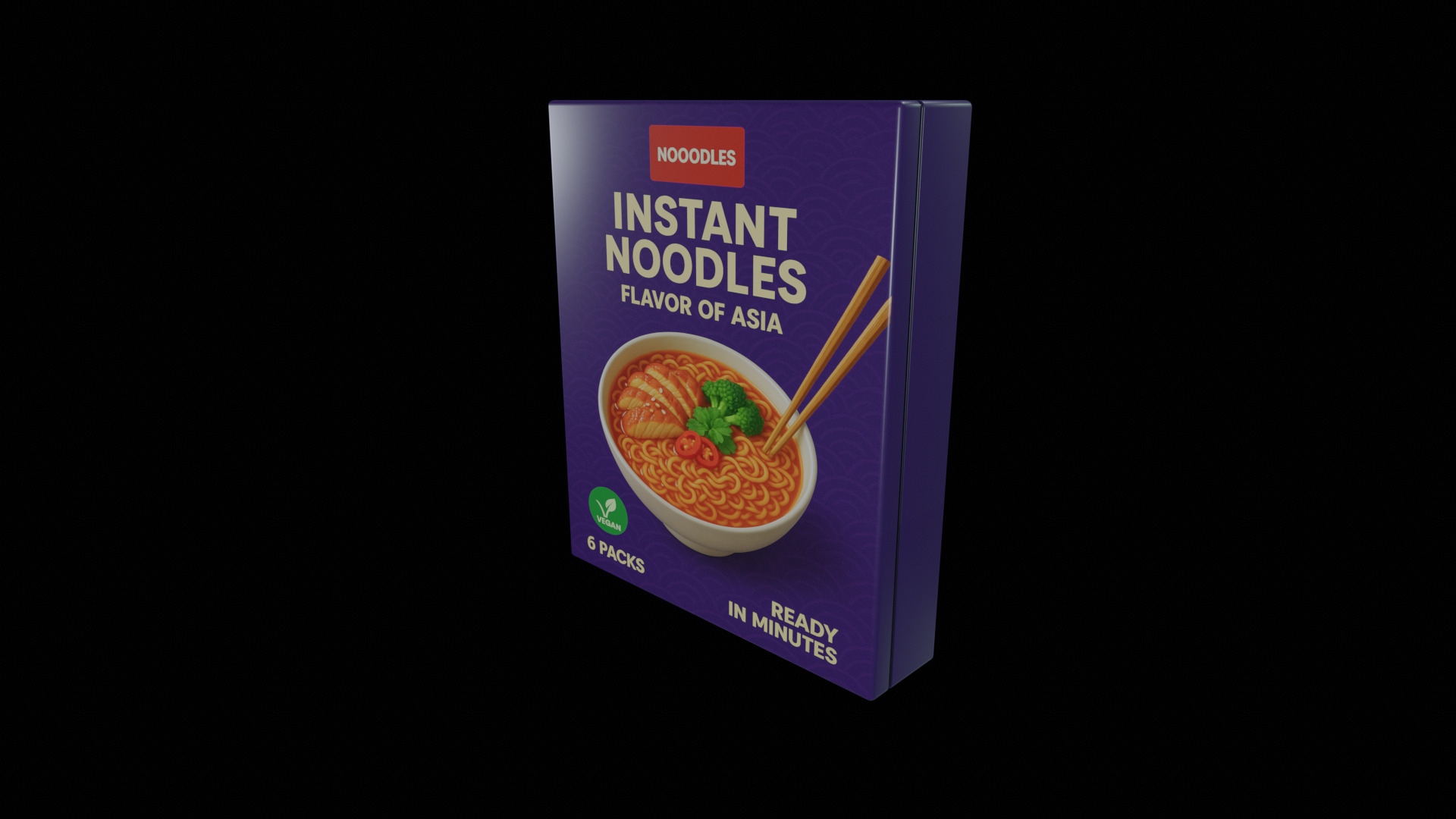 Instant Noodles - GAME READY PBR Low-poly 3D model Low-poly 3D model_2