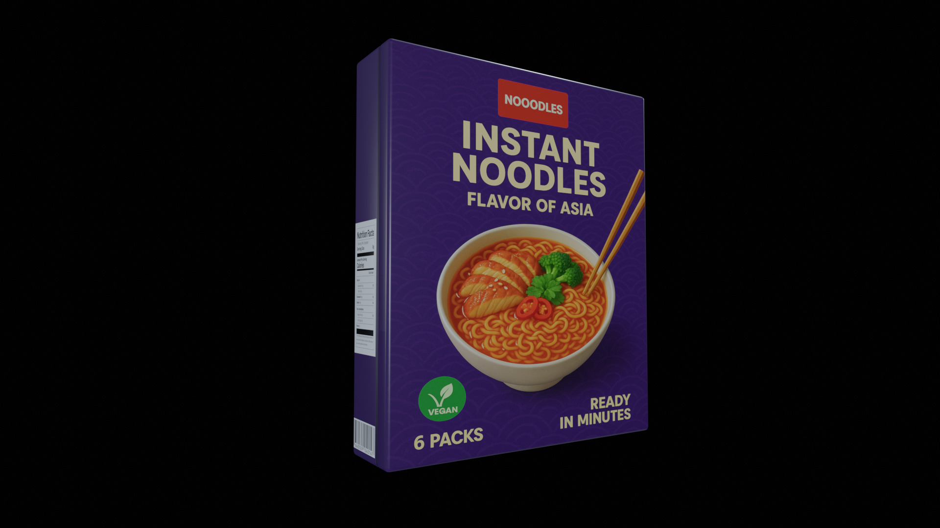 Instant Noodles - GAME READY PBR Low-poly 3D model Low-poly 3D model_4