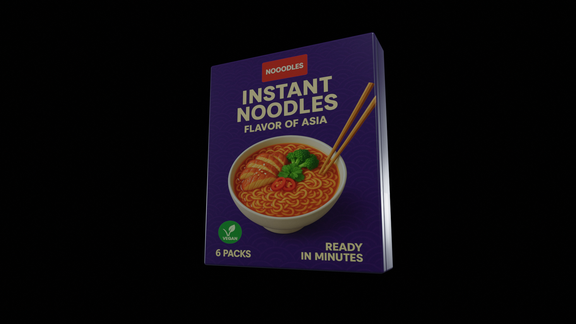 Instant Noodles - GAME READY PBR Low-poly 3D model Low-poly 3D model_3
