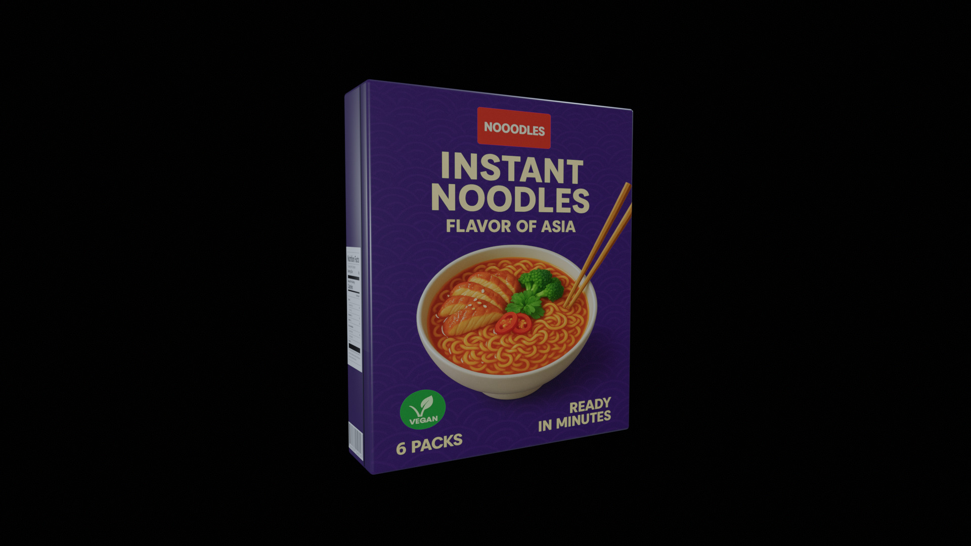 Instant Noodles - GAME READY PBR Low-poly 3D model Low-poly 3D model_1