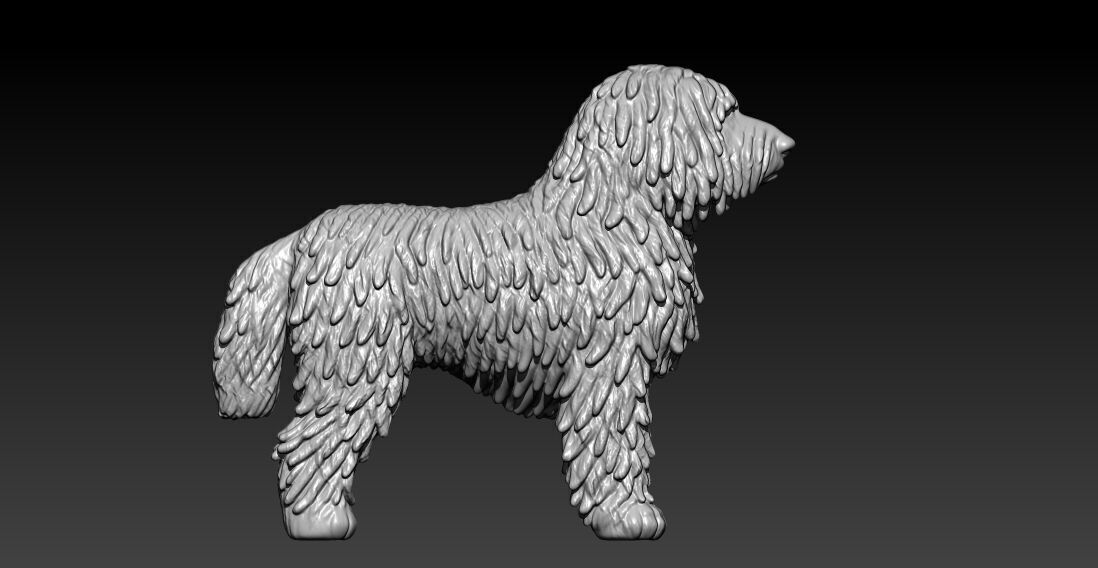 DOG - Komondor - Hungarian Commonmop MODEL - 3d PRINT 3D print model_2