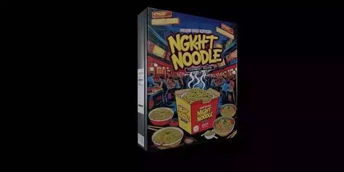 Instant Noodles - GAME READY PBR Low-poly 3D model