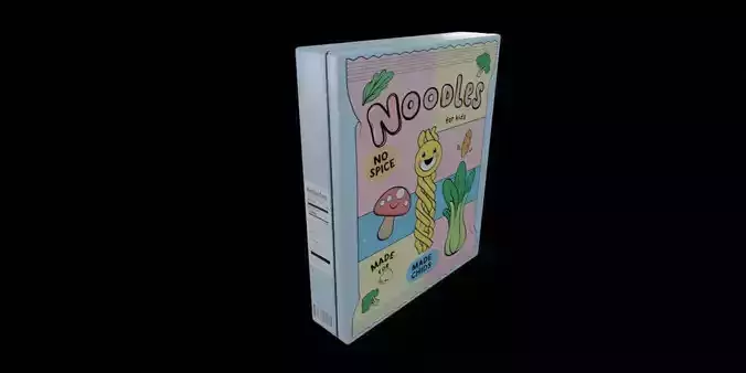 Instant Noodles - GAME READY PBR Low-poly 3D model