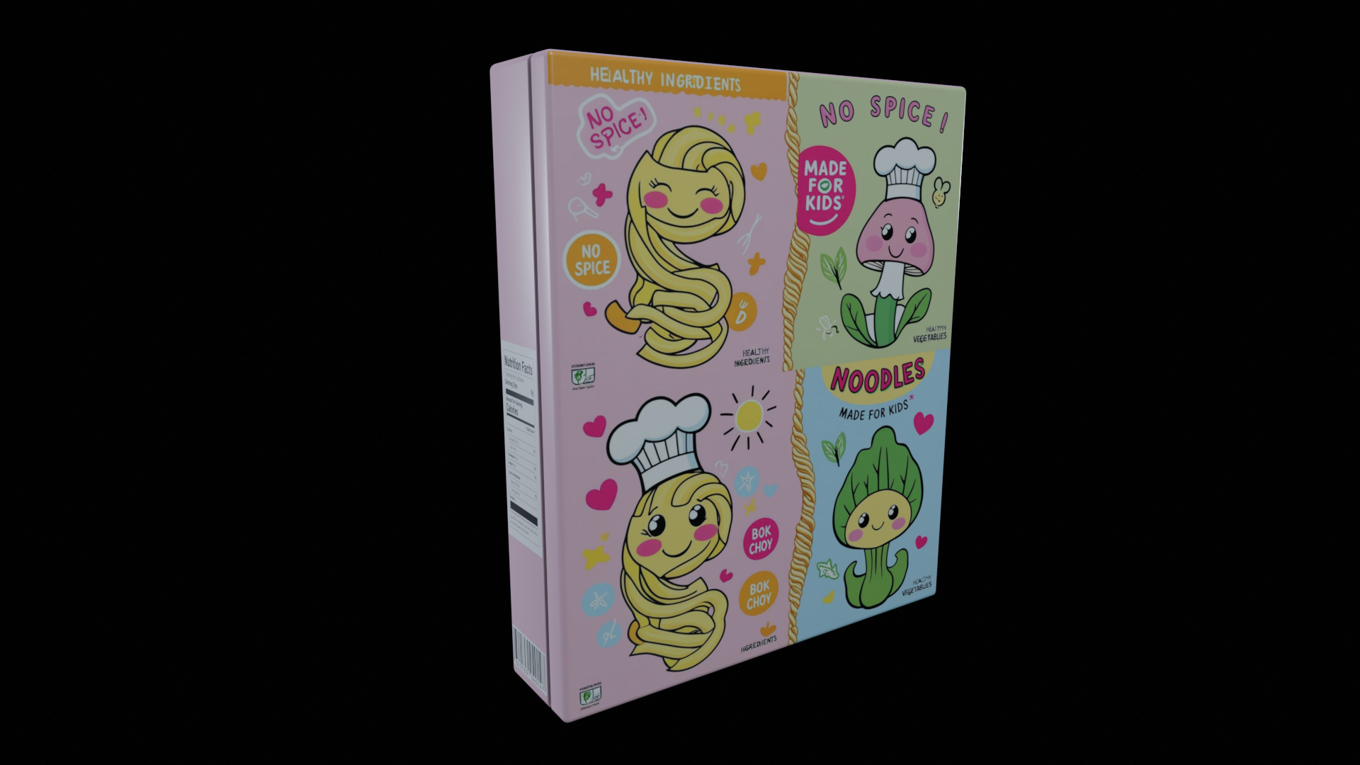 Instant Noodles - GAME READY PBR Low-poly 3D model Low-poly 3D model_5