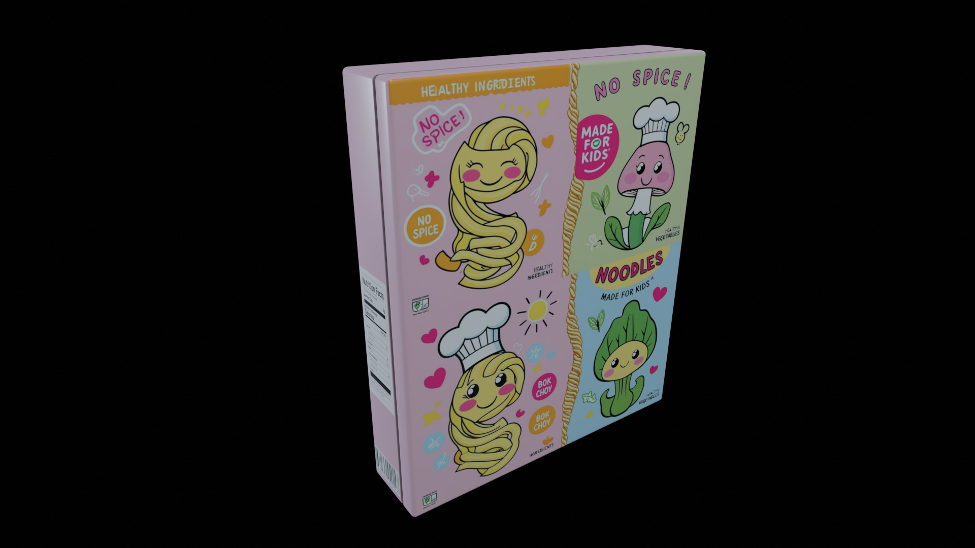 Instant Noodles - GAME READY PBR Low-poly 3D model Low-poly 3D model_1