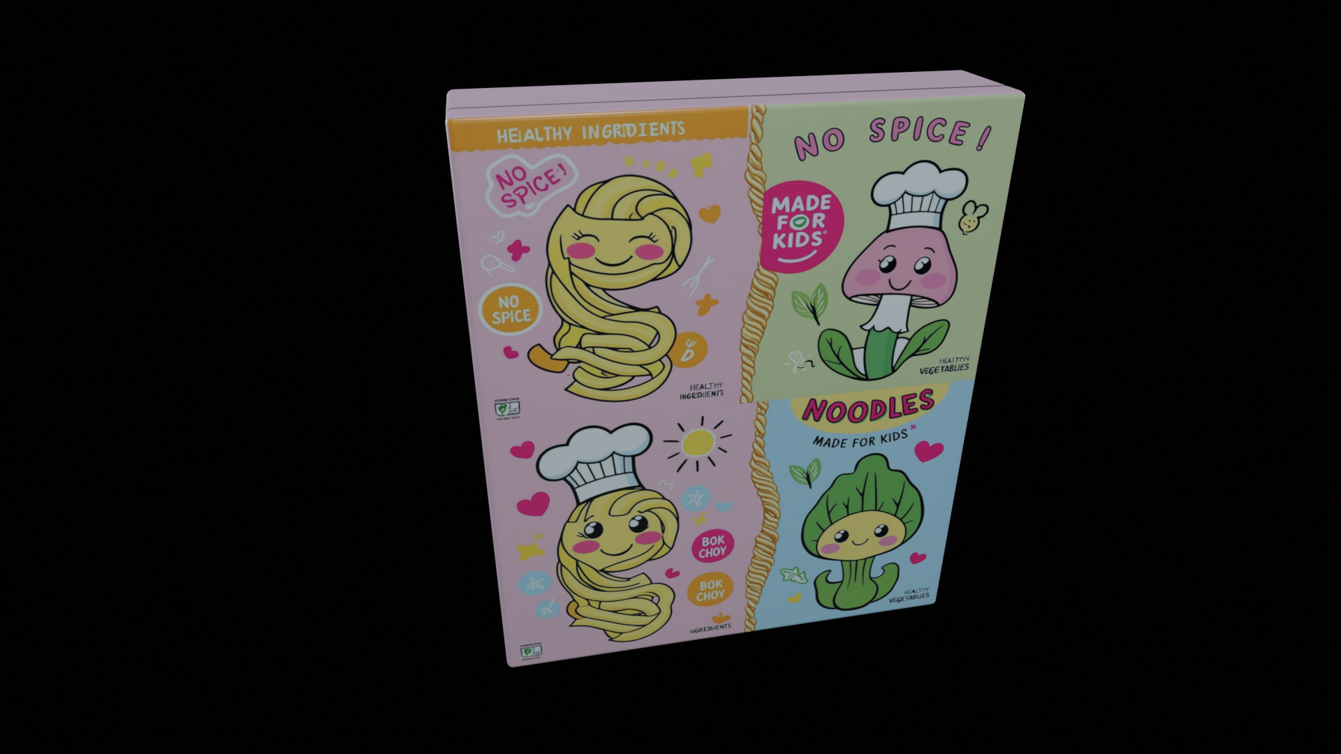 Instant Noodles - GAME READY PBR Low-poly 3D model Low-poly 3D model_2