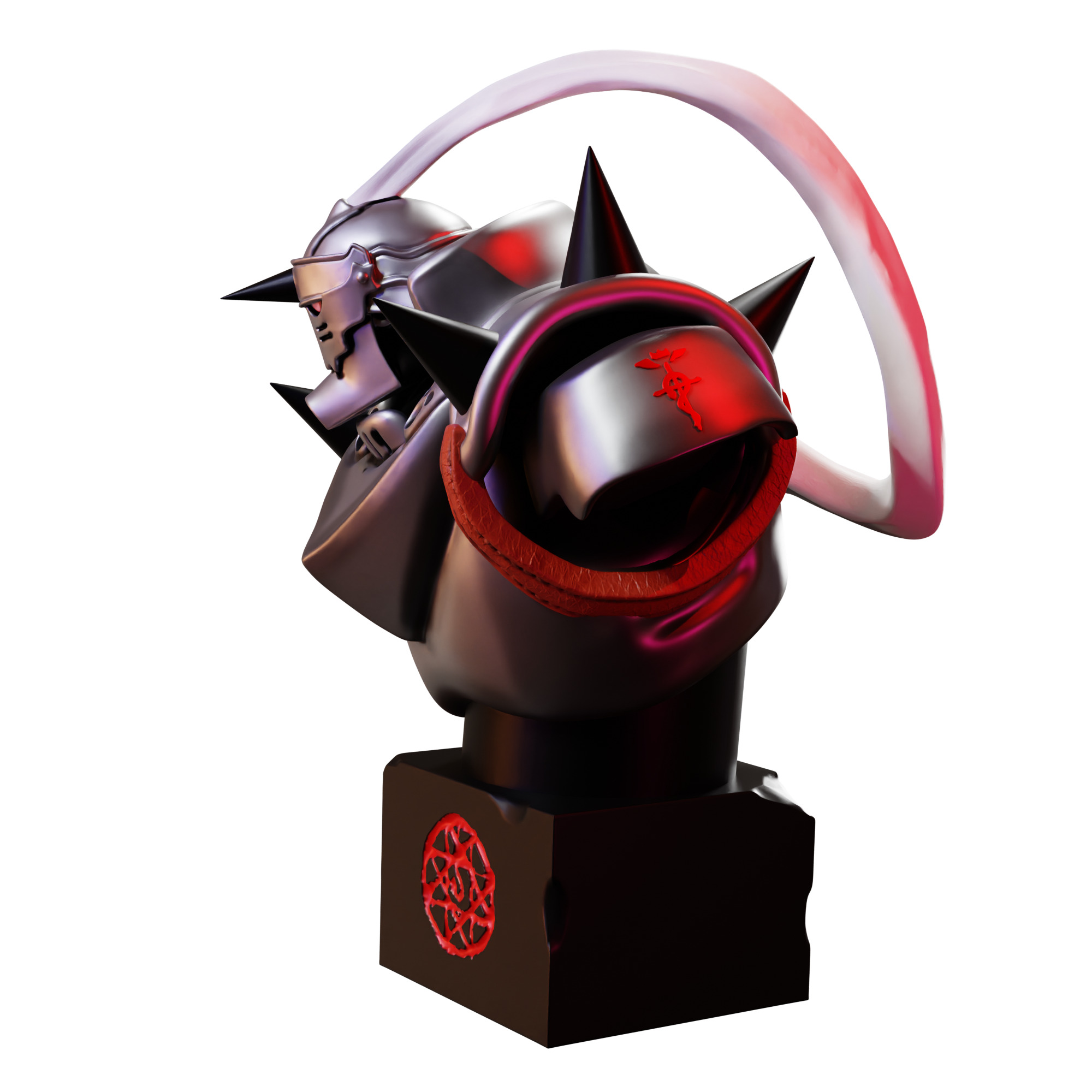 Alphonse Elrick  Fullmetal Alchemist  3D print model_3