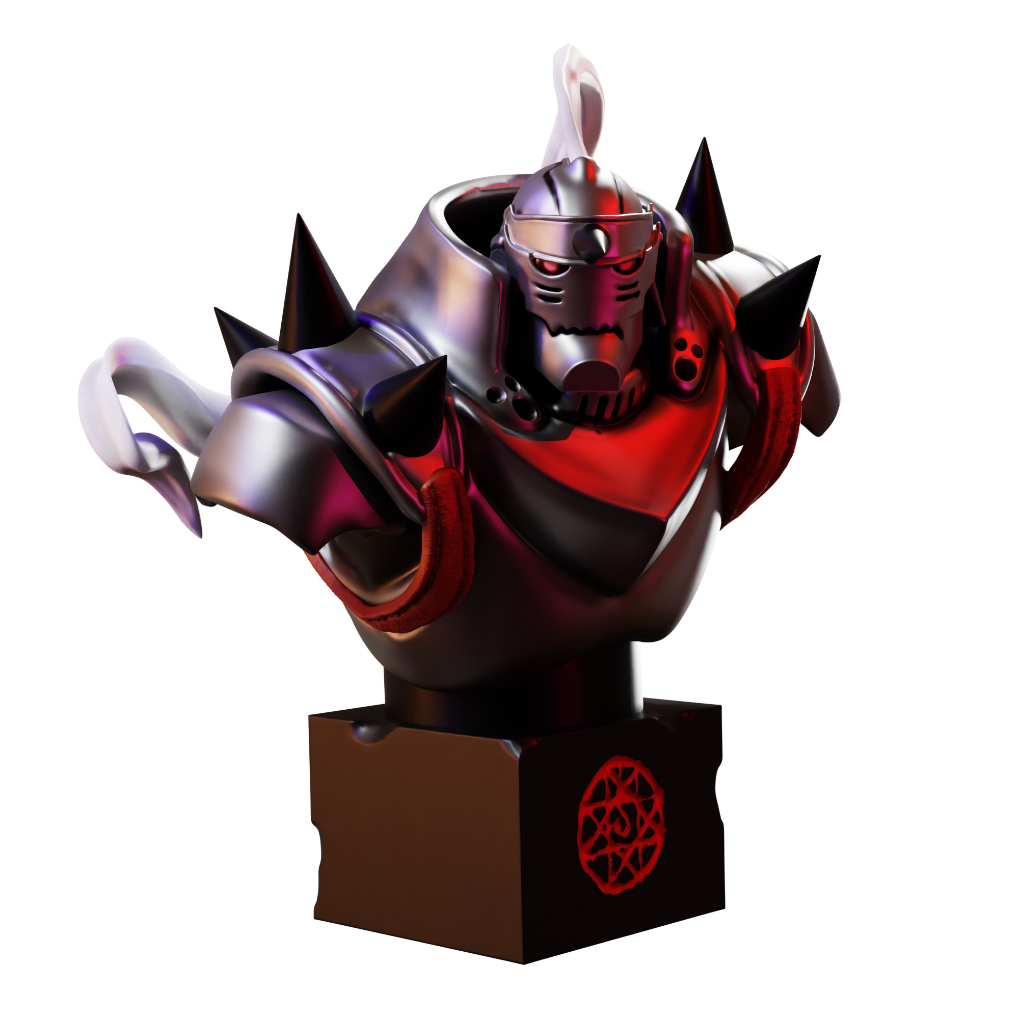 Alphonse Elrick  Fullmetal Alchemist  3D print model_9