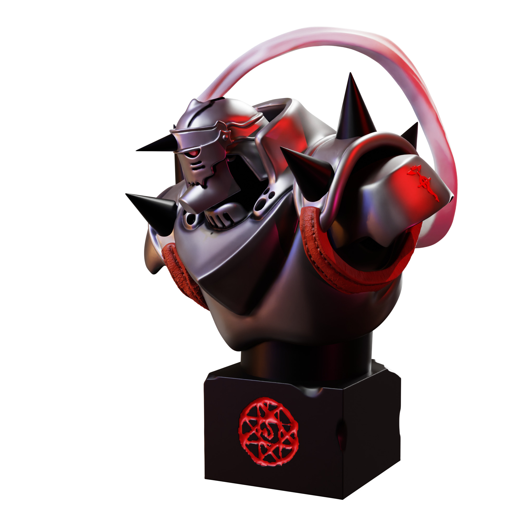 Alphonse Elrick  Fullmetal Alchemist  3D print model_2