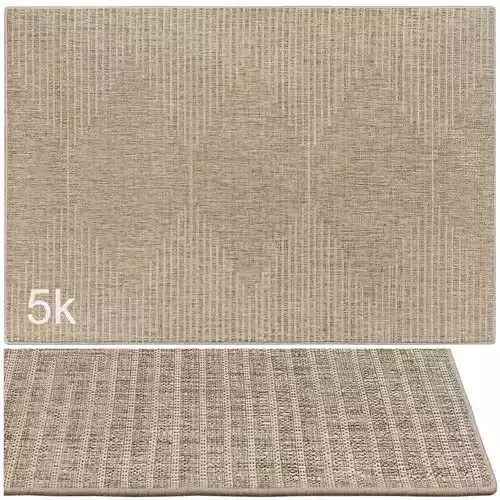 Carpet set 2232 - Jute Rug Taupe - 5K