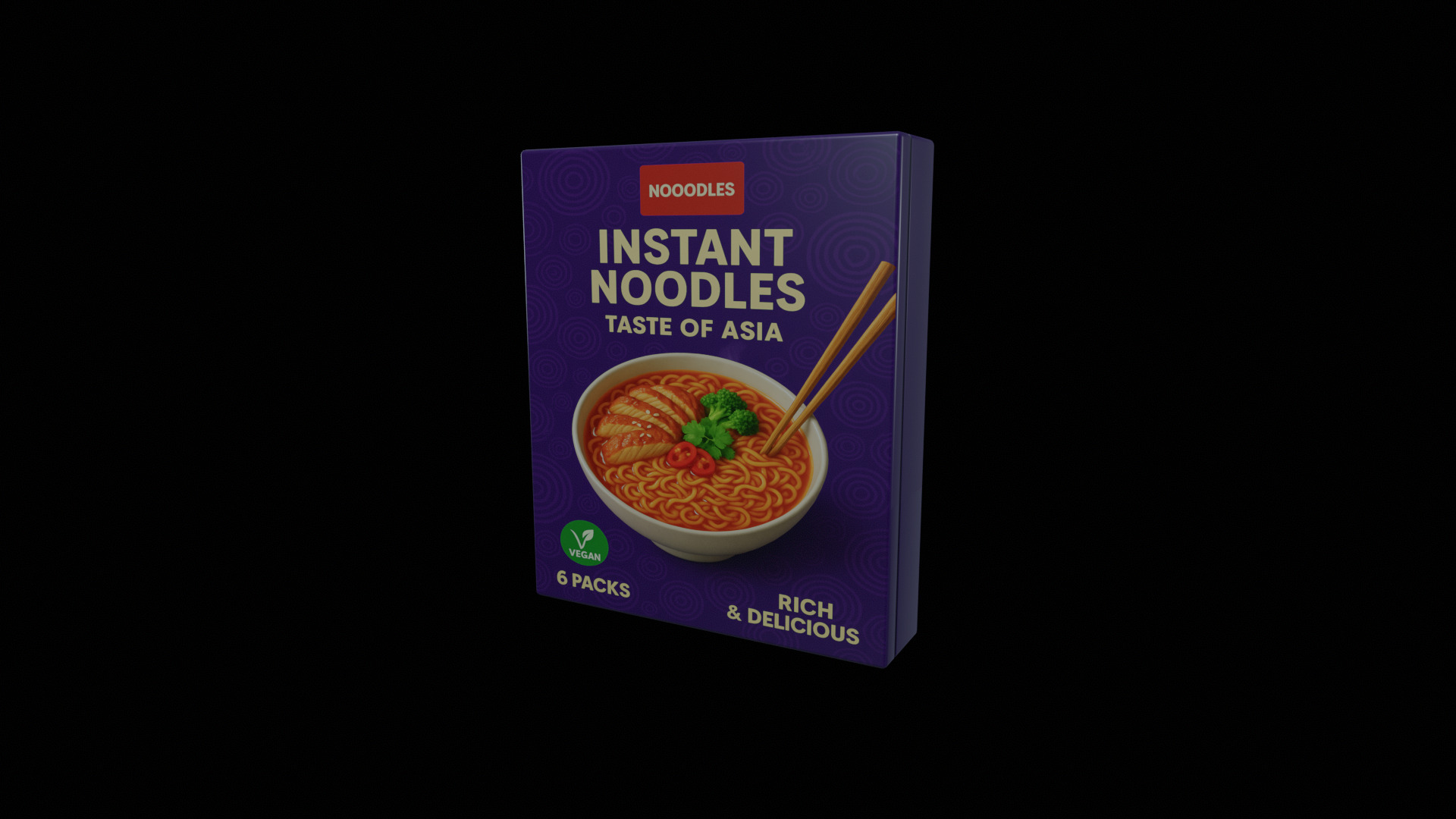 Instant Noodles - GAME READY PBR Low-poly 3D model Low-poly 3D model_2