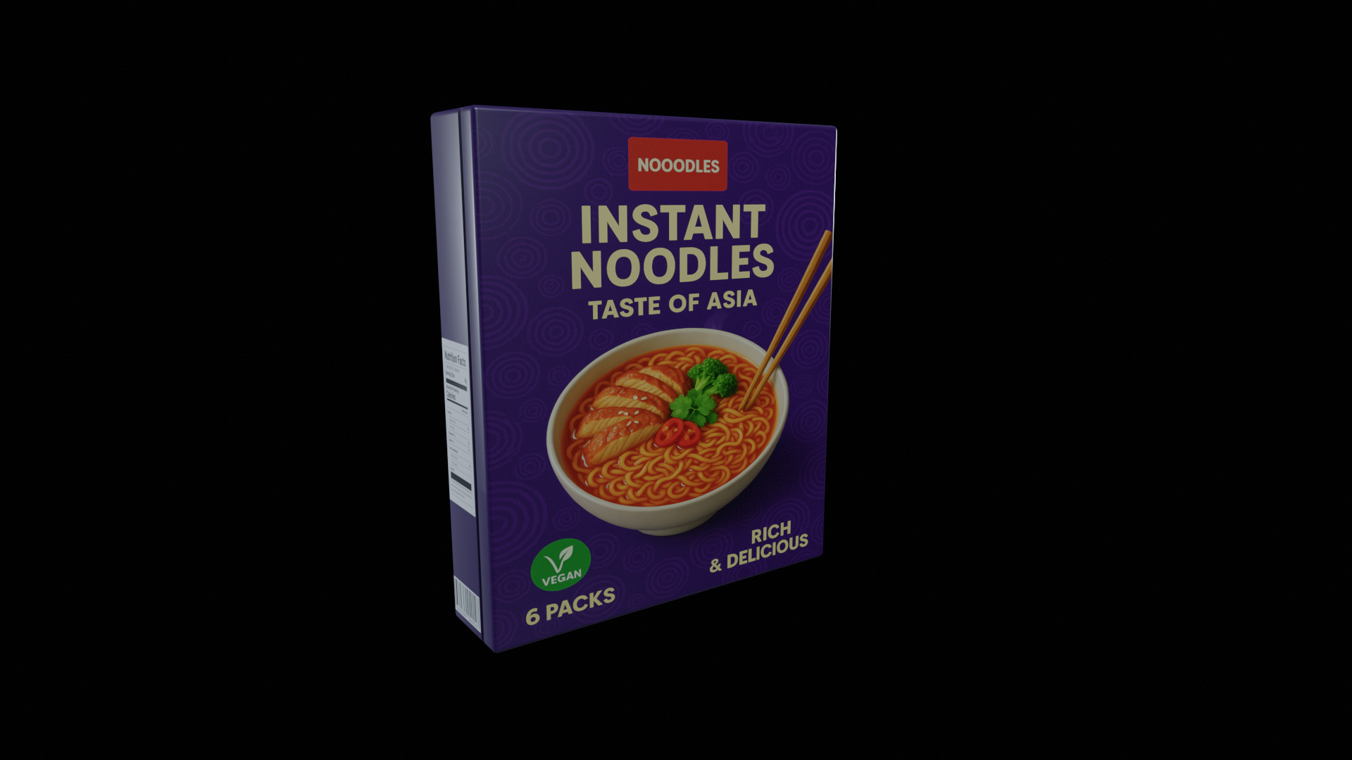 Instant Noodles - GAME READY PBR Low-poly 3D model Low-poly 3D model_1