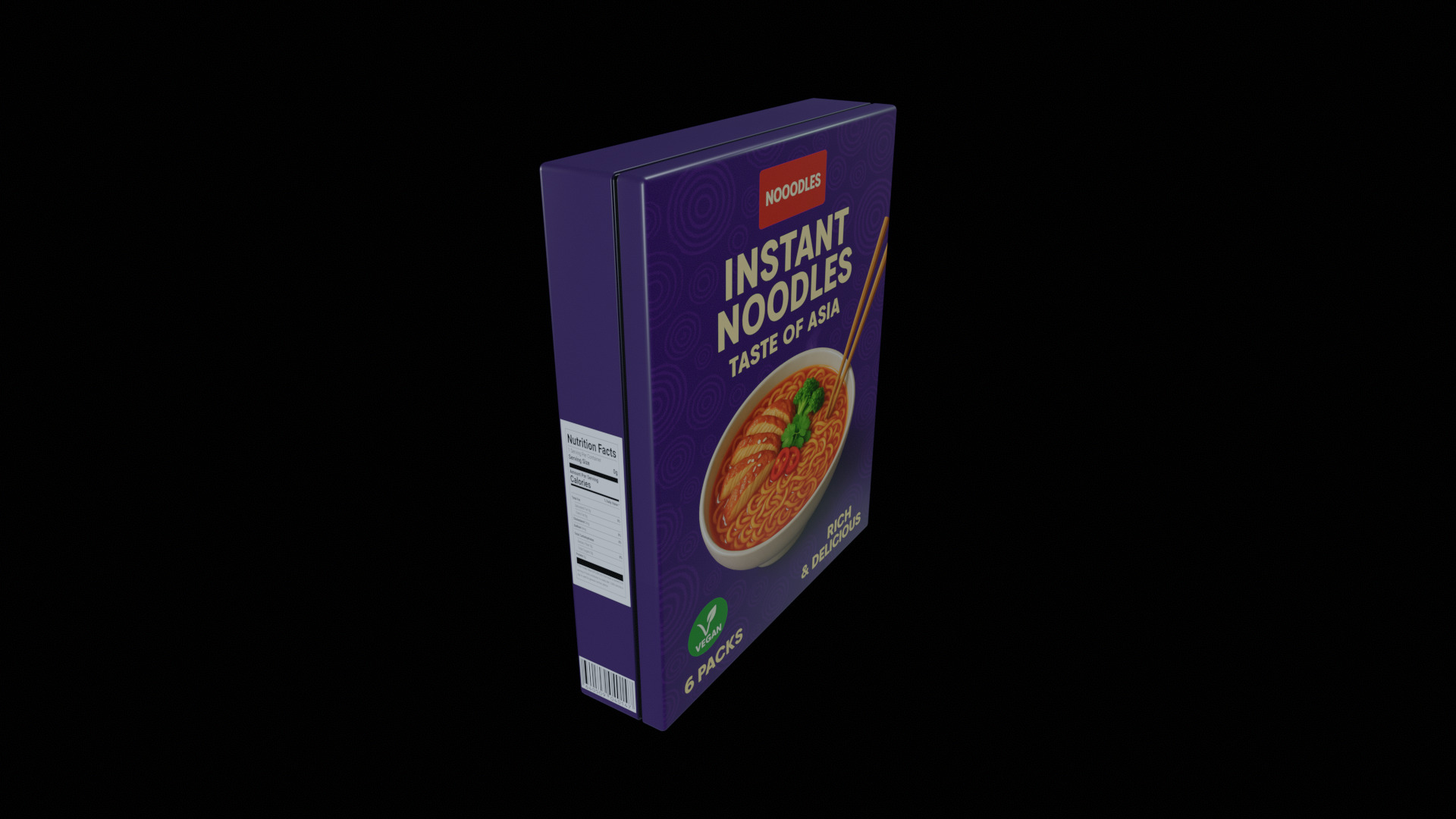 Instant Noodles - GAME READY PBR Low-poly 3D model Low-poly 3D model_4